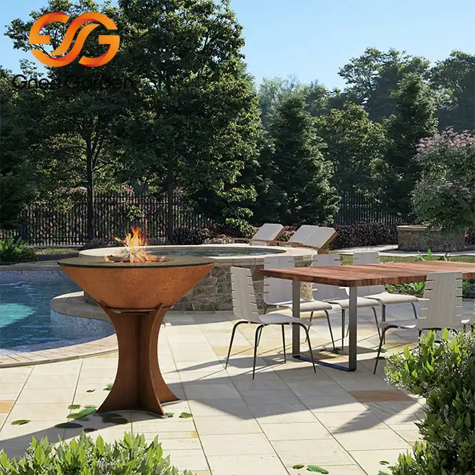 Уличная кухня из коррозионностойкой стали GN-BBQ-210 гриль для барбекю image 6