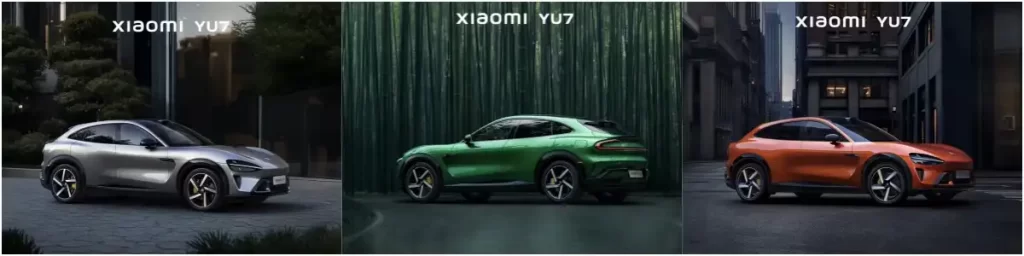 Интерьер Xiaomi YU7