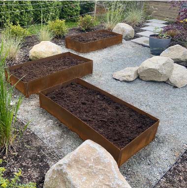 Садовый бордюр из кортеновской стали image 4